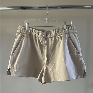 Lululemon Athletica Tan High Waist Shorts